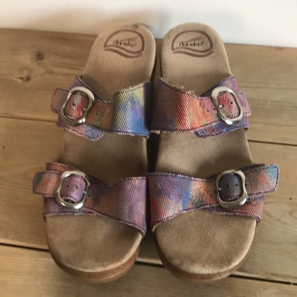 Dansko Sophie clogs double strap size 40 or 9.5-10 - Picture 3 of 13